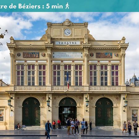 Elegant Studio Climatise 'Alma 2' - Coeur De Beziers - Wifi Fibre - Netflix Eksteriør billede